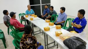 rapat dengan staf sie kedu